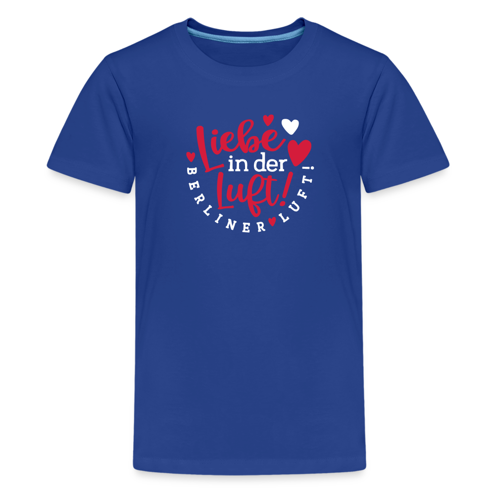 Liebe in der Luft! Berliner Luft! - Teenager Premium T-Shirt - Königsblau