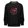 Liebe in der Luft! Berliner Luft! - Kinder Premium Sweatshirt - Schwarz