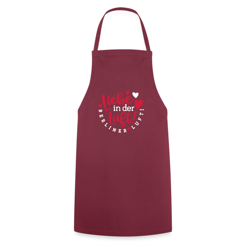 Liebe in der Luft! Berliner Luft! - Kochschürze - Bordeaux