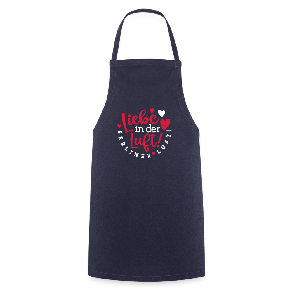 Liebe in der Luft! Berliner Luft! - Kochschürze - Navy