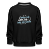 kenn ick wees ick hab ick schon - Kinder Premium Sweatshirt - Schwarz