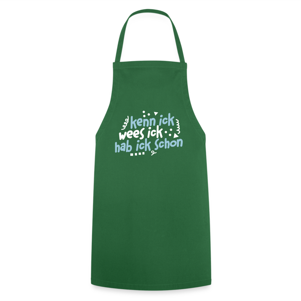 kenn ick wees ick hab ick schon - Kochschürze - Grün