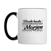 Wasde heute kannst erleben, kann dir morjen keener jeben! - Tasse zweifarbig