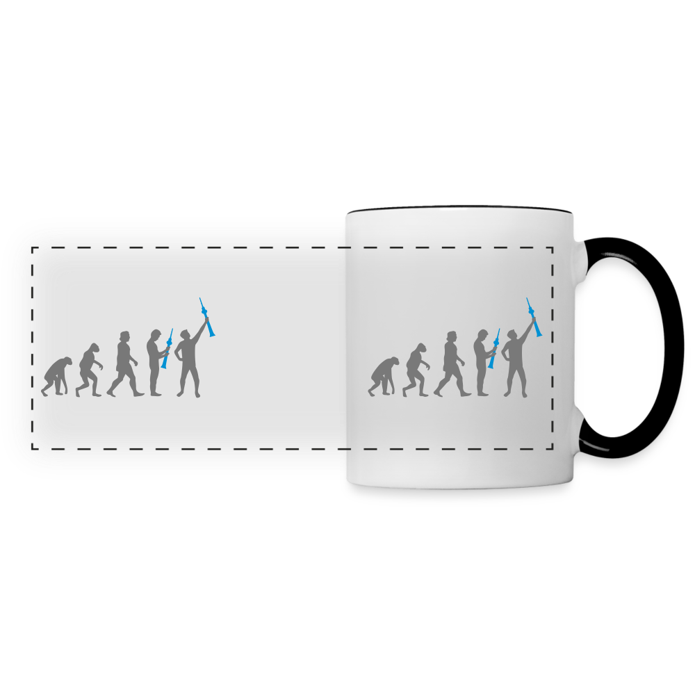 Evolution - Tasse zweifarbig - Weiß/Schwarz