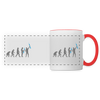 Evolution - Tasse zweifarbig - Weiß/Rot