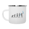 Evolution - Emaille Tasse