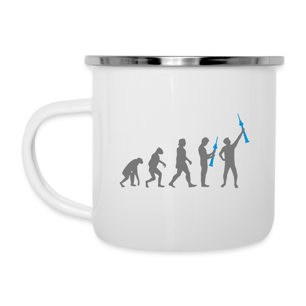 Evolution - Emaille Tasse