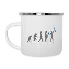 Evolution - Emaille Tasse