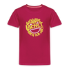Wennde lachst, mach ick mit! - Kinder Premium T-Shirt - dunkles Pink