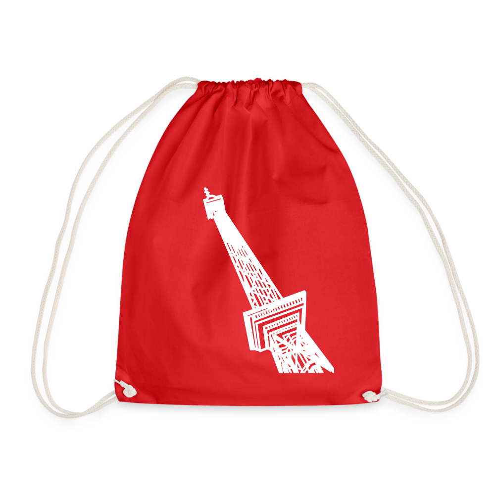 Der Funkturm - Turnbeutel - Rot