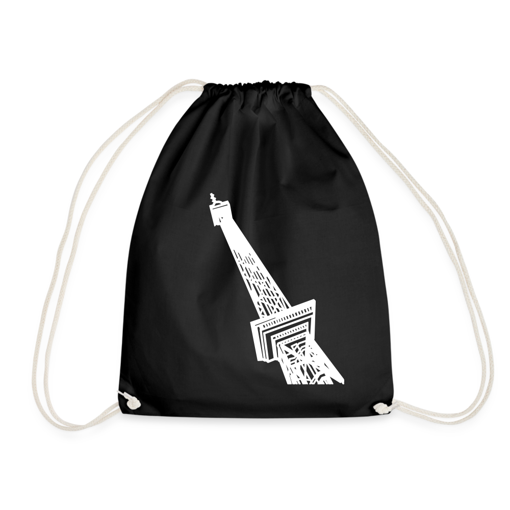 Der Funkturm - Turnbeutel - Schwarz