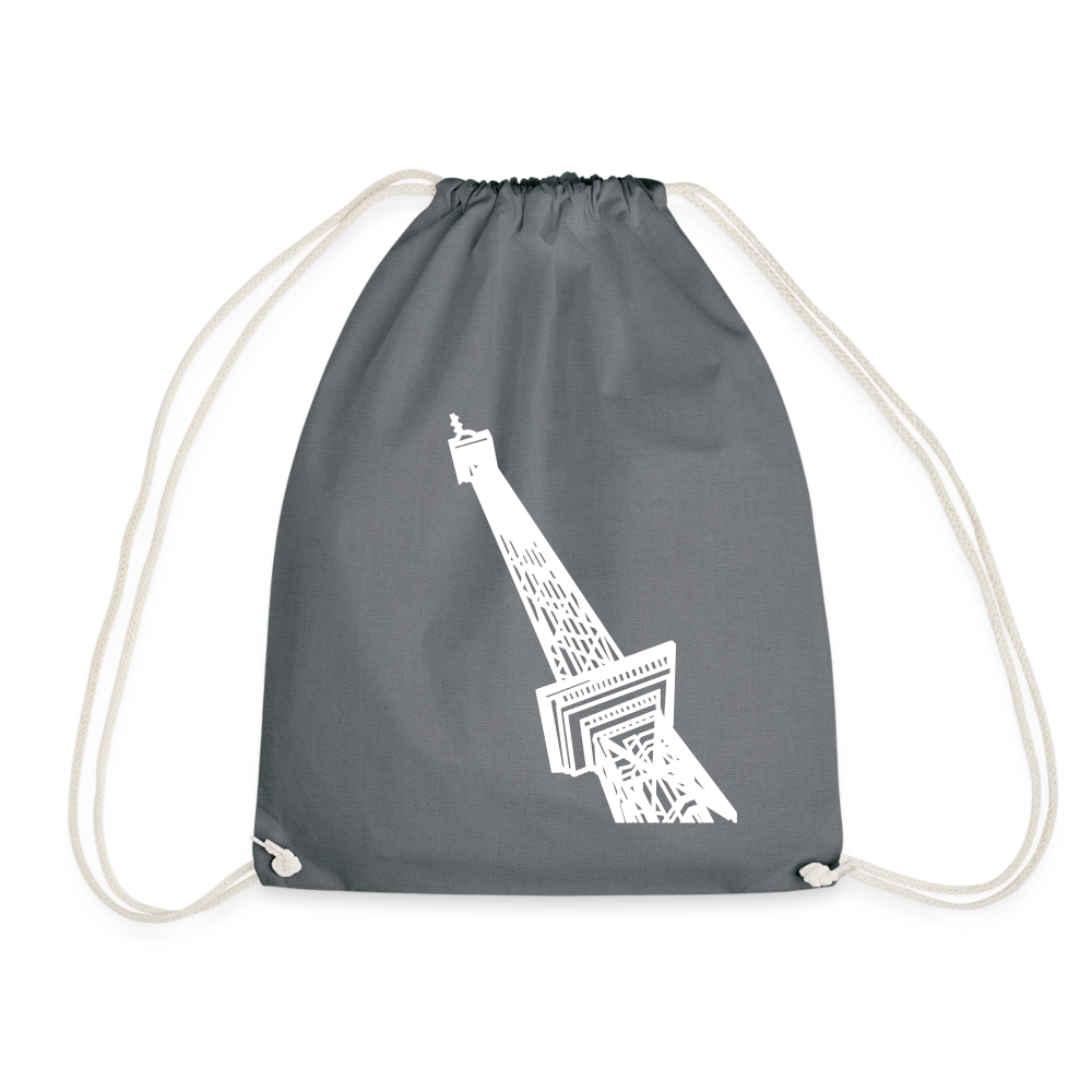 Der Funkturm - Turnbeutel - Grau