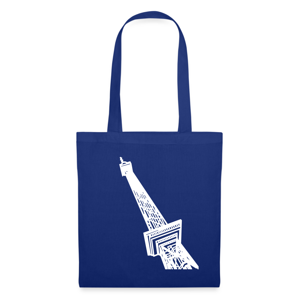 Der Funkturm - Stoffbeutel - Royalblau