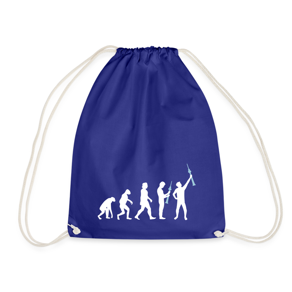 Evolution - Turnbeutel - Königsblau