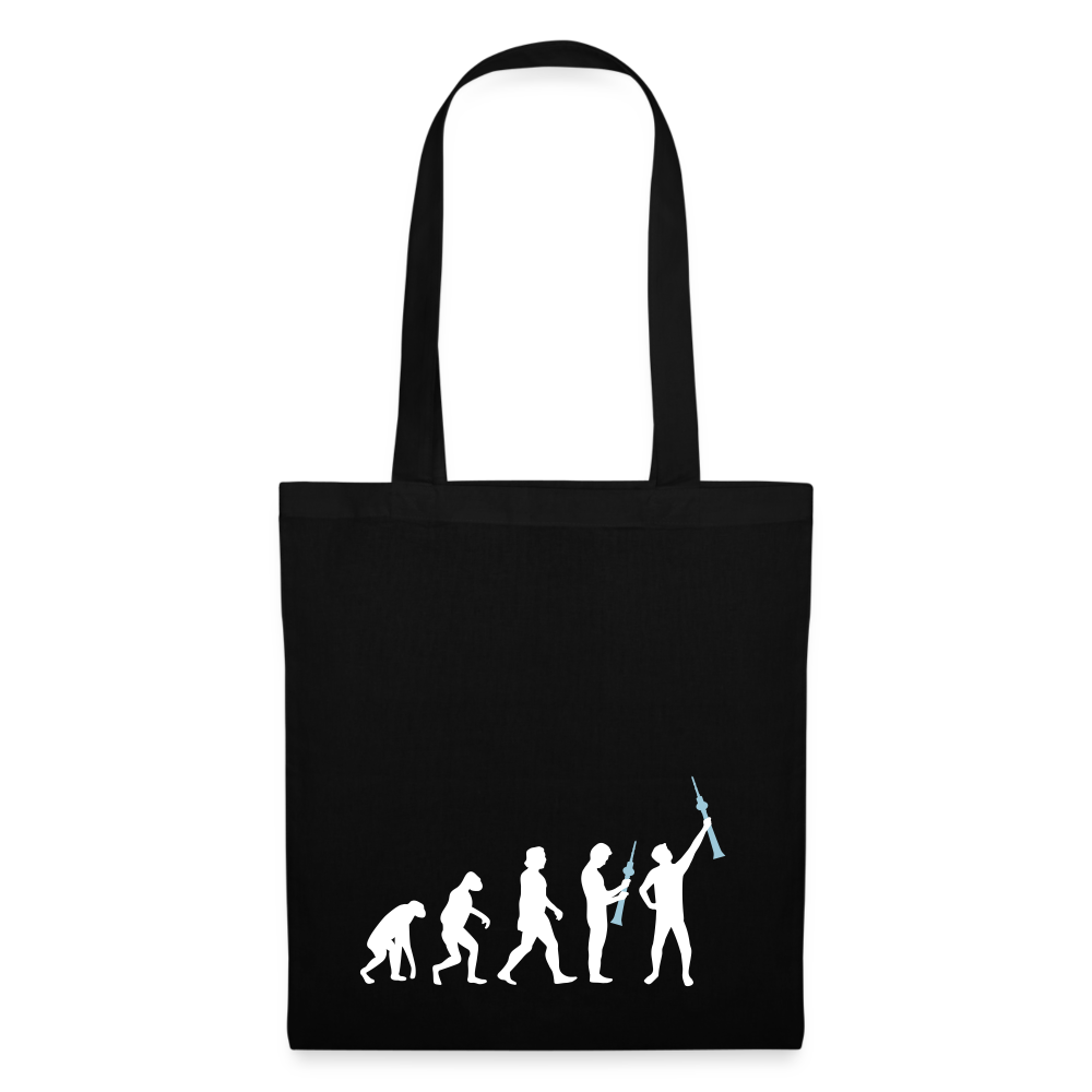 Evolution - Stoffbeutel - Schwarz