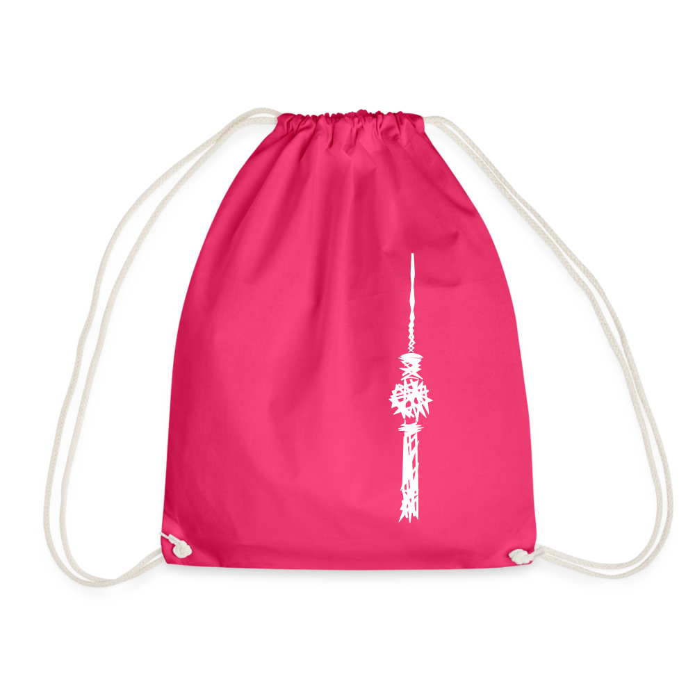 Fernsehturm Zick zack - Turnbeutel - Fuchsia