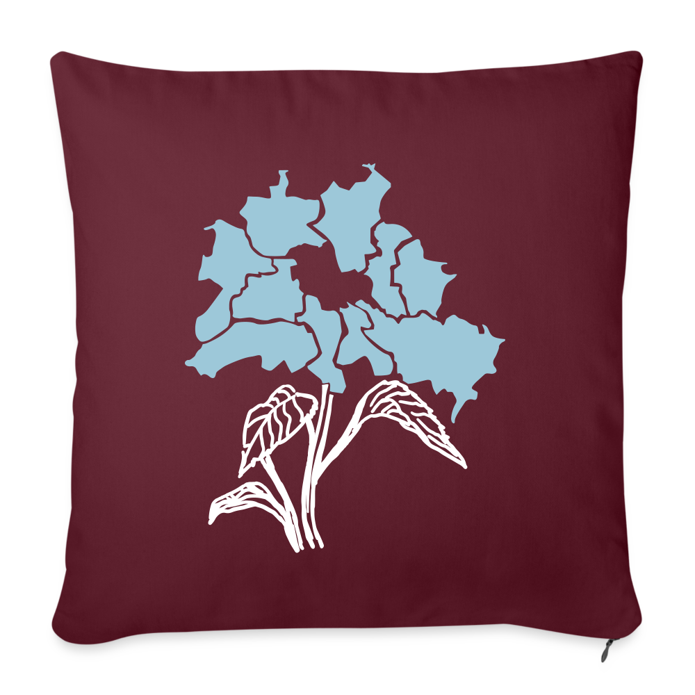 Dit duftet dufte! - Sofakissen mit Füllung (45 x 45 cm) - Burgunderrot