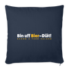 Bin uff Bier-Diät! (schon 3 Tage valorn) - Sofakissen mit Füllung (45 x 45 cm) - Navy