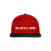 Bin uff Bier-Diät! (schon 3 Tage valorn) - Snapback Cap - Rot/Schwarz