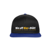 Bin uff Bier-Diät! (schon 3 Tage valorn) - Snapback Cap - Schwarz/Königsblau