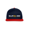 Bin uff Bier-Diät! (schon 3 Tage valorn) - Snapback Cap - Navy/Rot