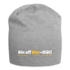 Bin uff Bier-Diät! (schon 3 Tage valorn) - Jersey Beanie - Grau meliert