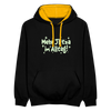 Mehr Jlitzer im Alltag! - Kontrast Hoodie - Schwarz/Gold