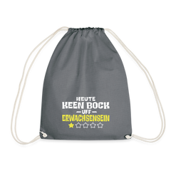 Keen Bock uff Erwachsensein - Turnbeutel