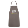 aba jut, uff jeht's! - Kochschürze - Grau