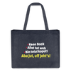 aba jut, uff jeht's! - Shopping Bag - midnight Blue