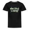 Mehr Jlitzer im Alltag! - Teenager Premium T-Shirt - Schwarz