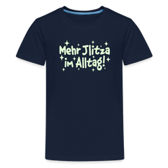 Mehr Jlitzer im Alltag! - Teenager Premium T-Shirt