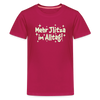 Mehr Jlitzer im Alltag! - Teenager Premium T-Shirt - dunkles Pink