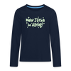 Mehr Jlitzer im Alltag! - Teenager Langarmshirt - Navy
