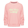 Mehr Jlitzer im Alltag! - Kinder Premium Sweatshirt - Kristallrosa