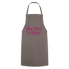 Mehr Jlitzer im Alltag! - Kochschürze - Grau