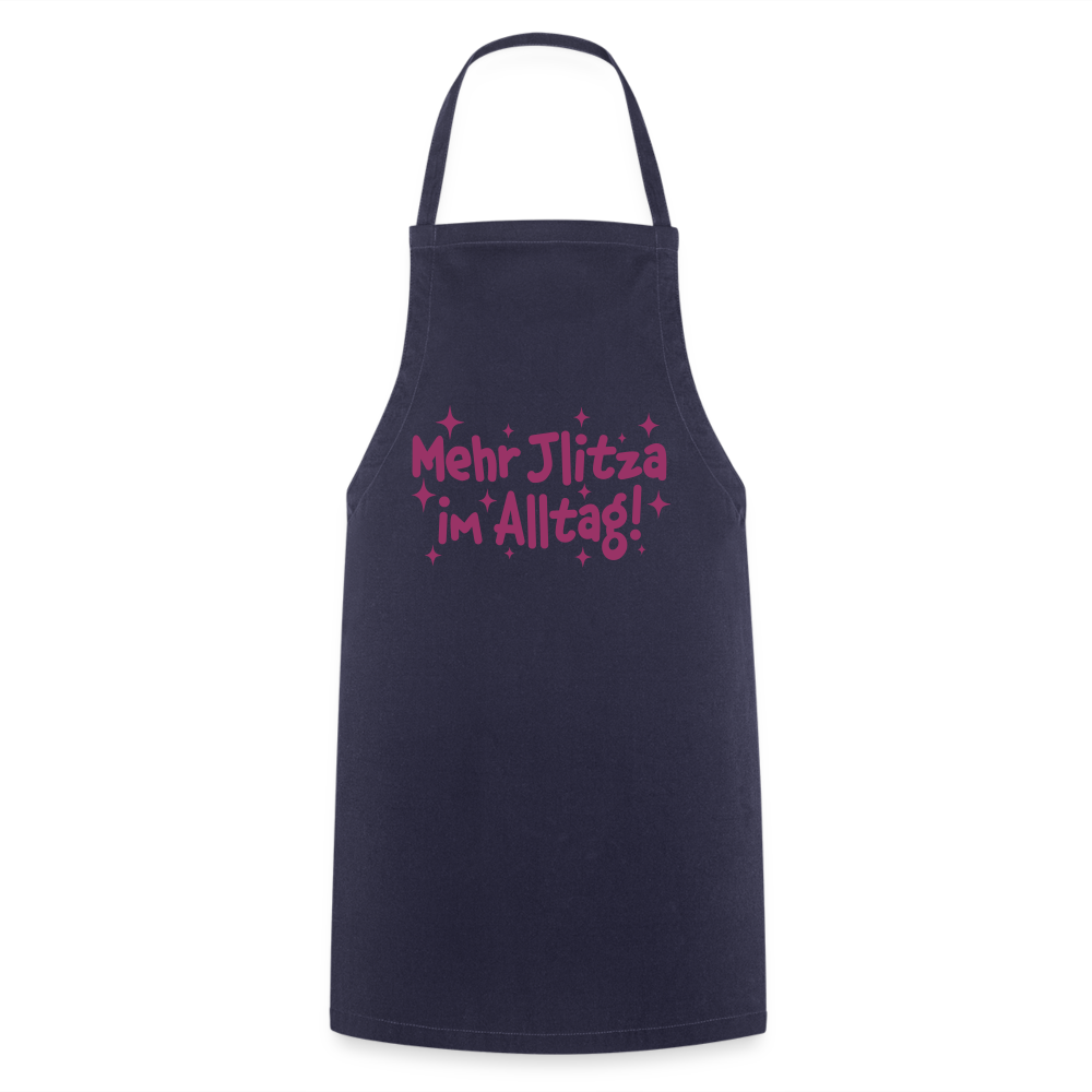 Mehr Jlitzer im Alltag! - Kochschürze - Navy