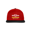 Keen Bock uff Erwachsensein - Snapback Cap - Rot/Schwarz