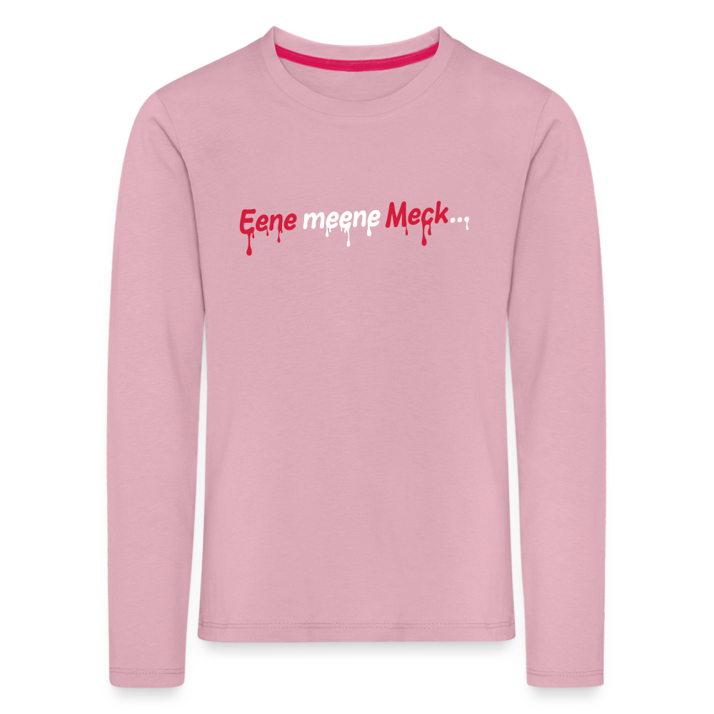 Eene meene Meck... - Kinder Langarmshirt - Hellrosa