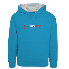 Eene meene Meck... - Teenager Kontrast-Hoodie