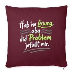 Hab 'ne Lösung, aba did Problem jefällt mir. - Sofakissen mit Füllung (45 x 45 cm)