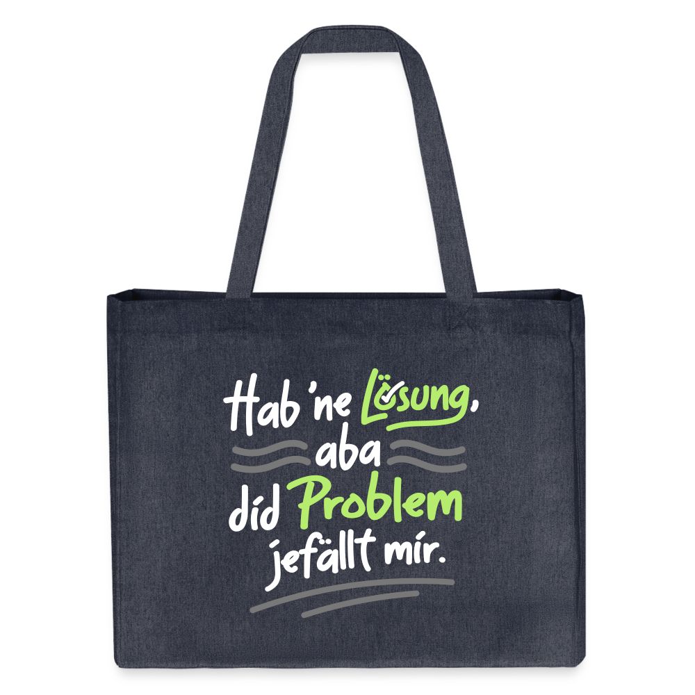 Hab 'ne Lösung, aba did Problem jefällt mir. - Shopping Bag - midnight Blue