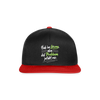 Hab 'ne Lösung, aba did Problem jefällt mir. - Snapback Cap - Schwarz/Rot