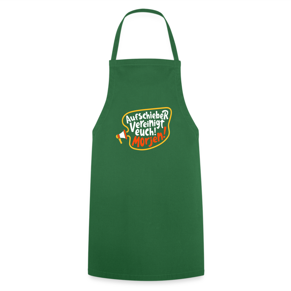 Aufschieber vereinigt euch! Morjen! - Kochschürze - Grün