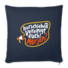 Aufschieber vereinigt euch! Morjen! - Sofakissen mit Füllung (45 x 45 cm) - Navy