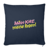 Mein Kiez, meine Regeln! - Sofakissen mit Füllung (45 x 45 cm) - Navy