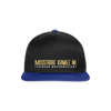 Misstrau' Kamel'n! (trinken wöchentlich) - Snapback Cap - Schwarz/Königsblau