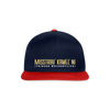 Misstrau' Kamel'n! (trinken wöchentlich) - Snapback Cap - Navy/Rot