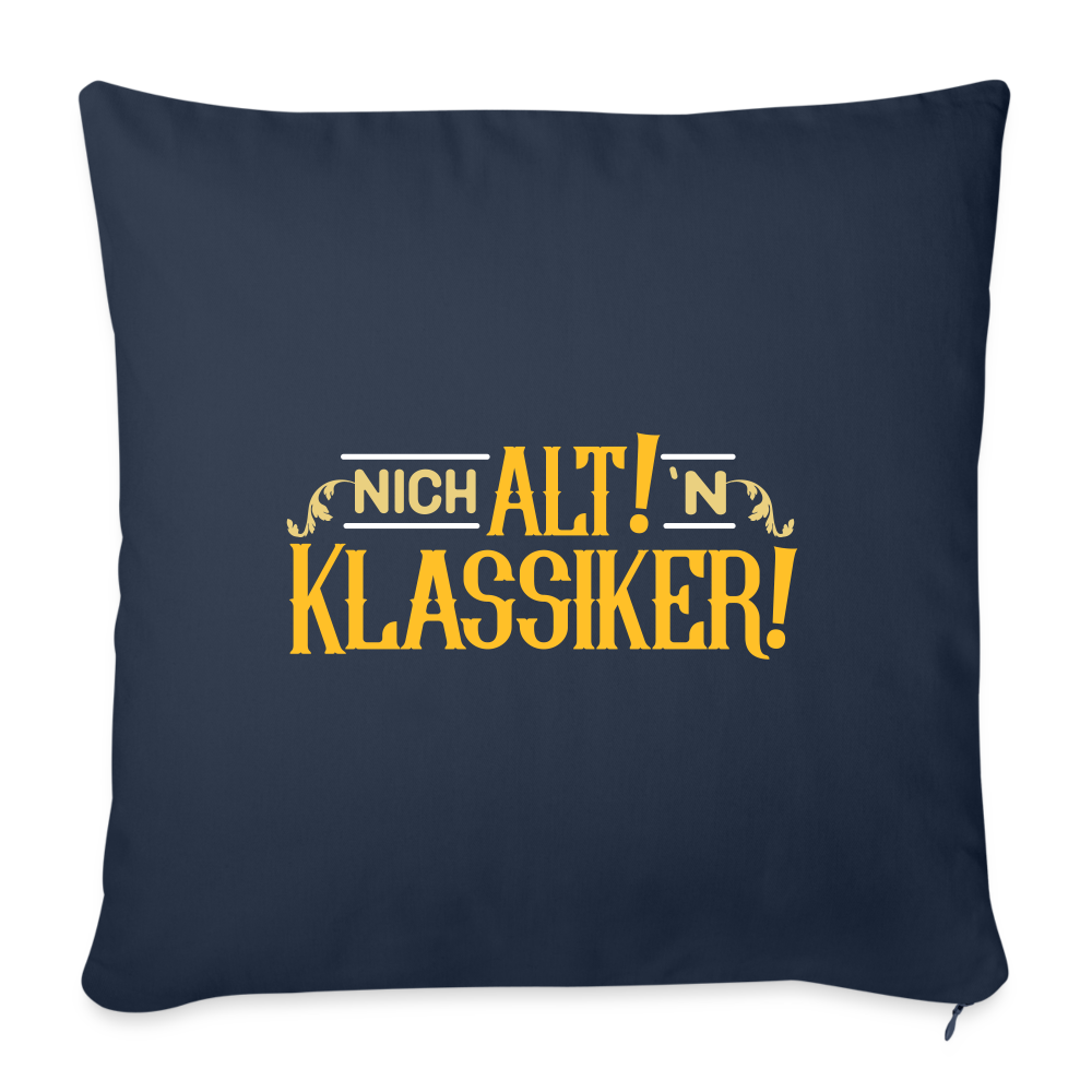 Nich alt! 'n Klassiker! - Sofakissen mit Füllung (45 x 45 cm) - Navy