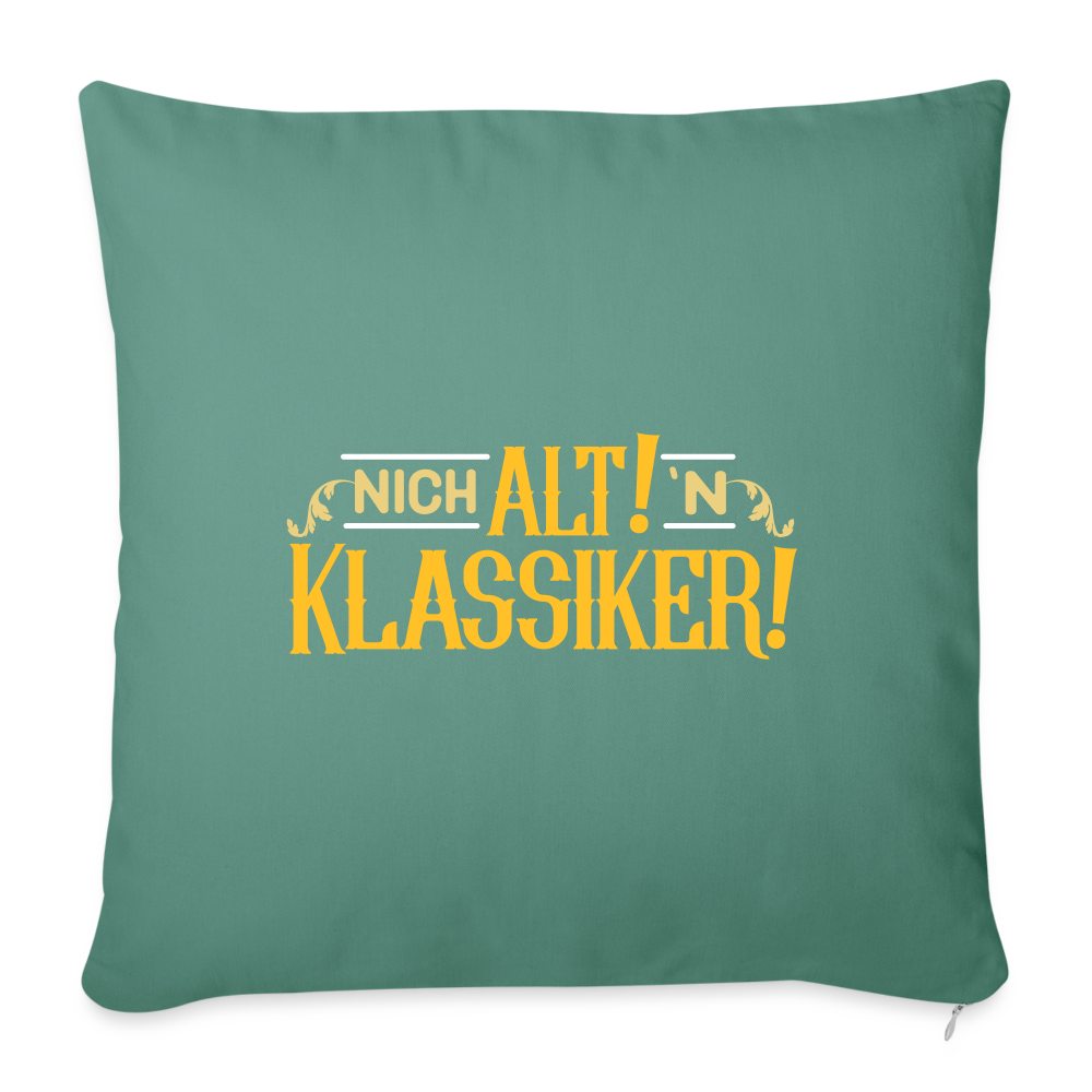 Nich alt! 'n Klassiker! - Sofakissen mit Füllung (45 x 45 cm) - Tanngrün